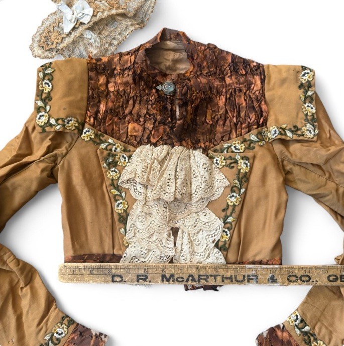 Victorian Set With Jacket , Bonnet, And Skirt Best For Xs