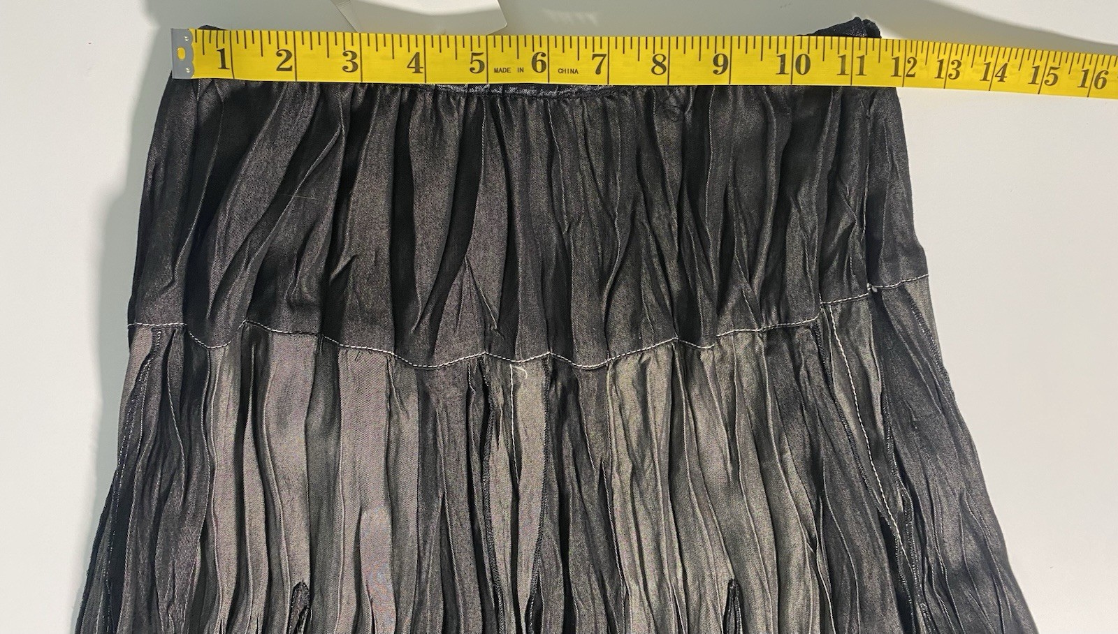 Vtg NWT Great Cavalier St Paul L Maxi Skirt Pleated Dark Romantic Ren Faire 23&Prime;