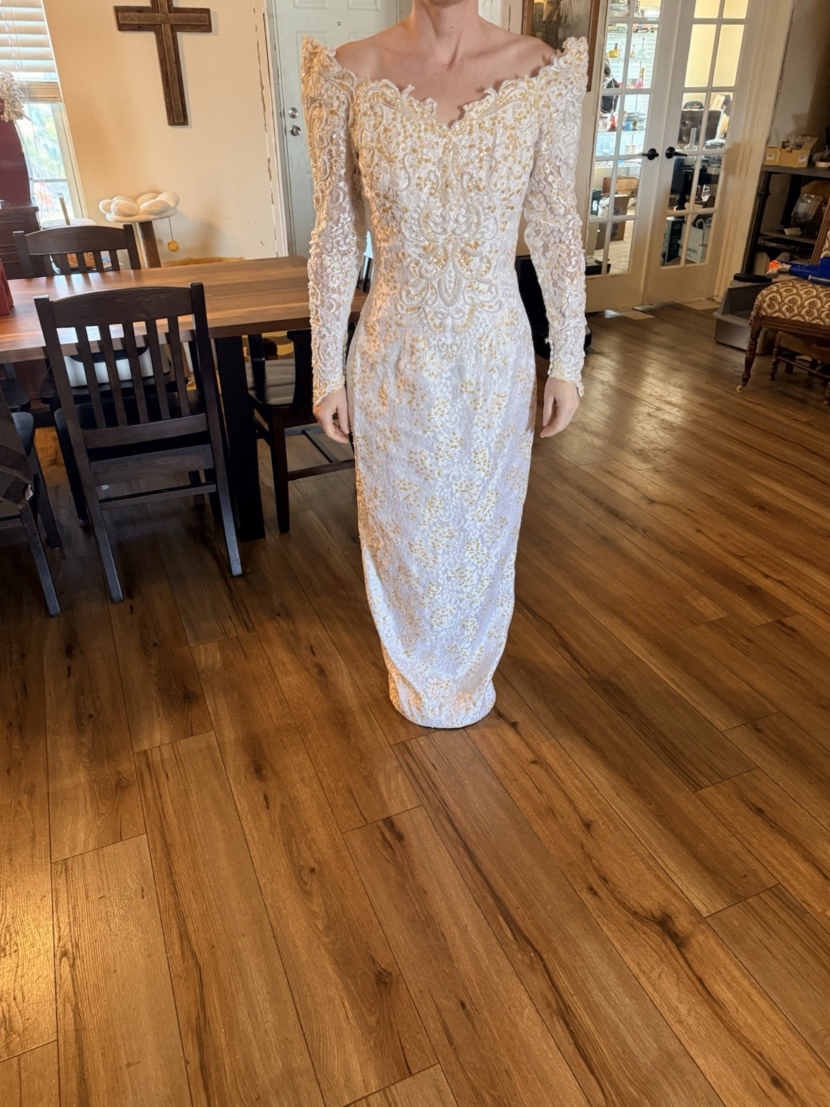 1980s wedding dress vintage See Description For Measurements