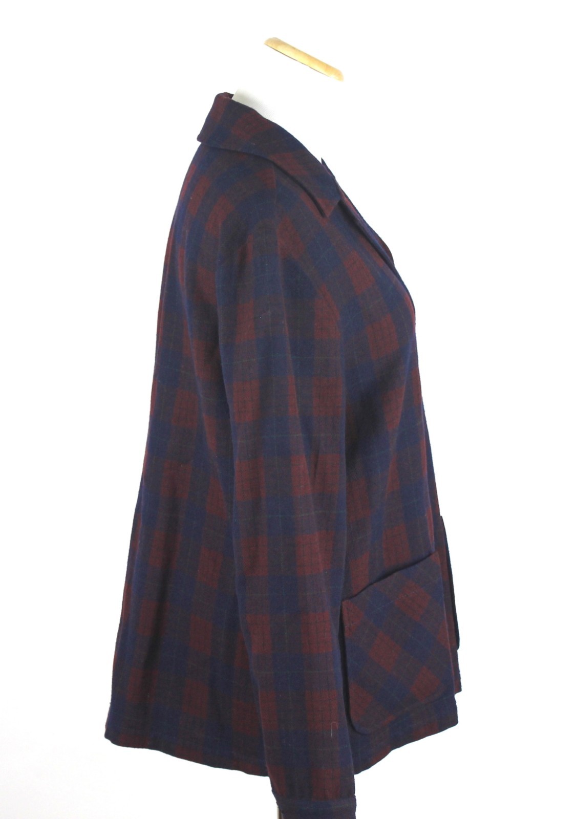 Vintage Pendleton Knockabouts Women&rsquo;s Wool 49er Plaid Jacket Made In USA 1950&rsquo;s