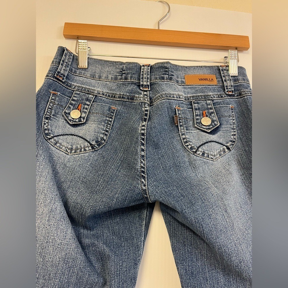 Vanilla Jeans Bootcut Low Rise Denim – Contrast Stitch Size 3