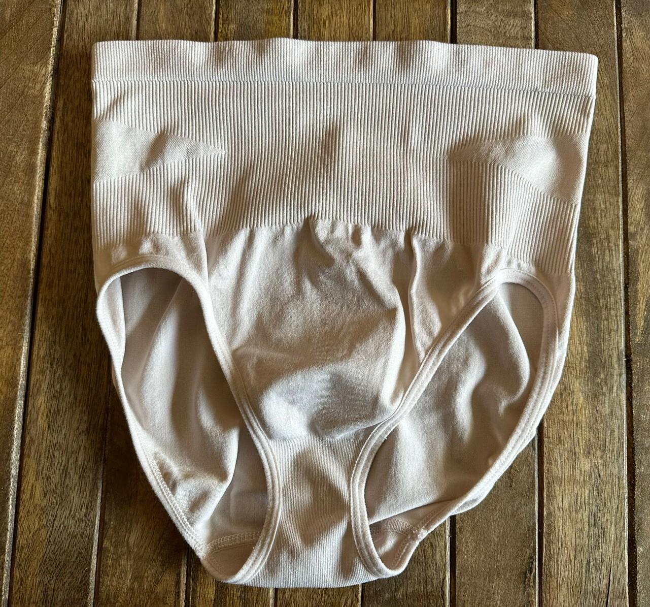 Vtg Marilyn Monroe M Nude Beige Slimming Panty French Cut Briefs