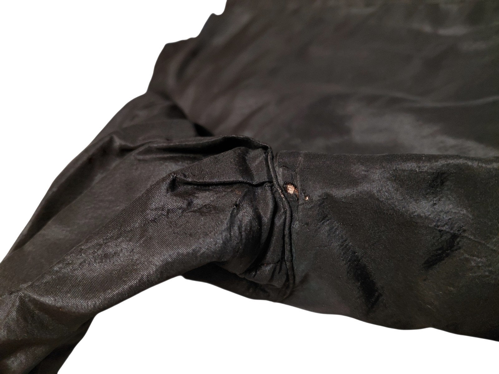 Antique Victorian Black Silk Taffeta Bodice 1870s-1890s Collector’s Piece