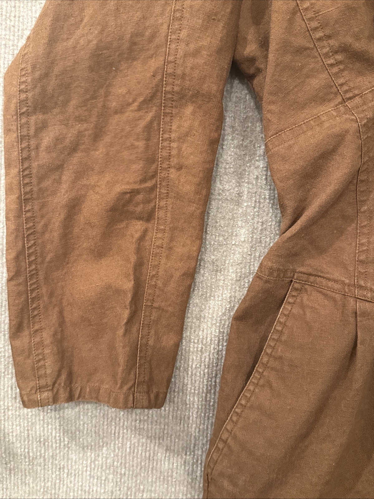 NOK NOK Vintage Brown Original 80s Style Dress, Front Zip, Pockets, Unique