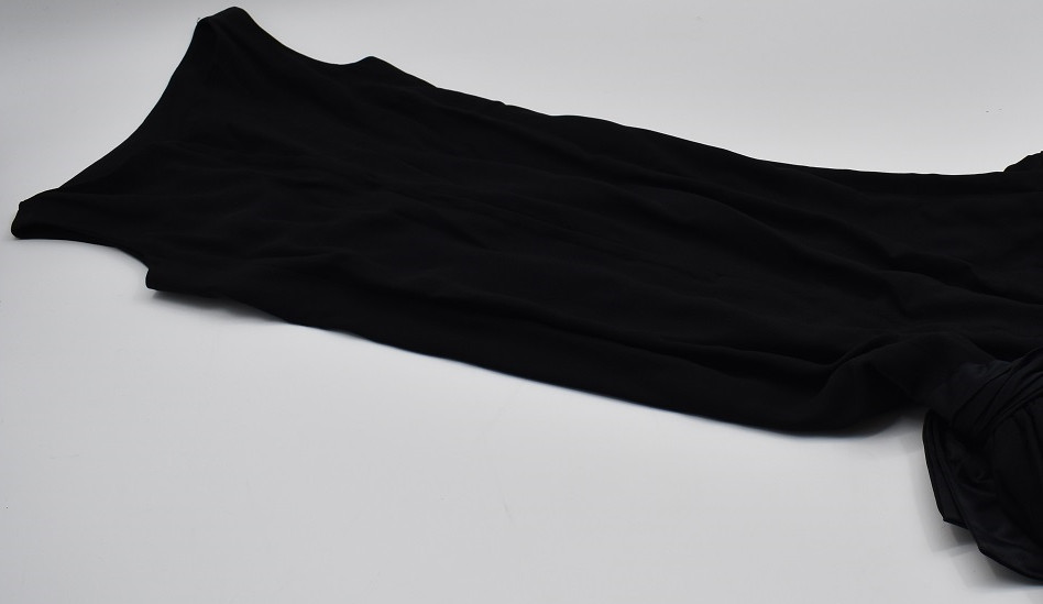 Vintage 1960s M&rsquo;amselle By Betty Carol Black Jackie O Style Cocktail Dress Size9