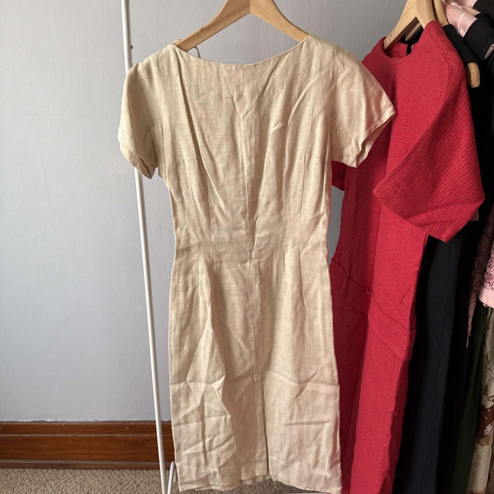 Lot of 15 Vintage 1950s 1960s 1970s Women&rsquo;s Clothing Lot Dresses Jumpsuits B