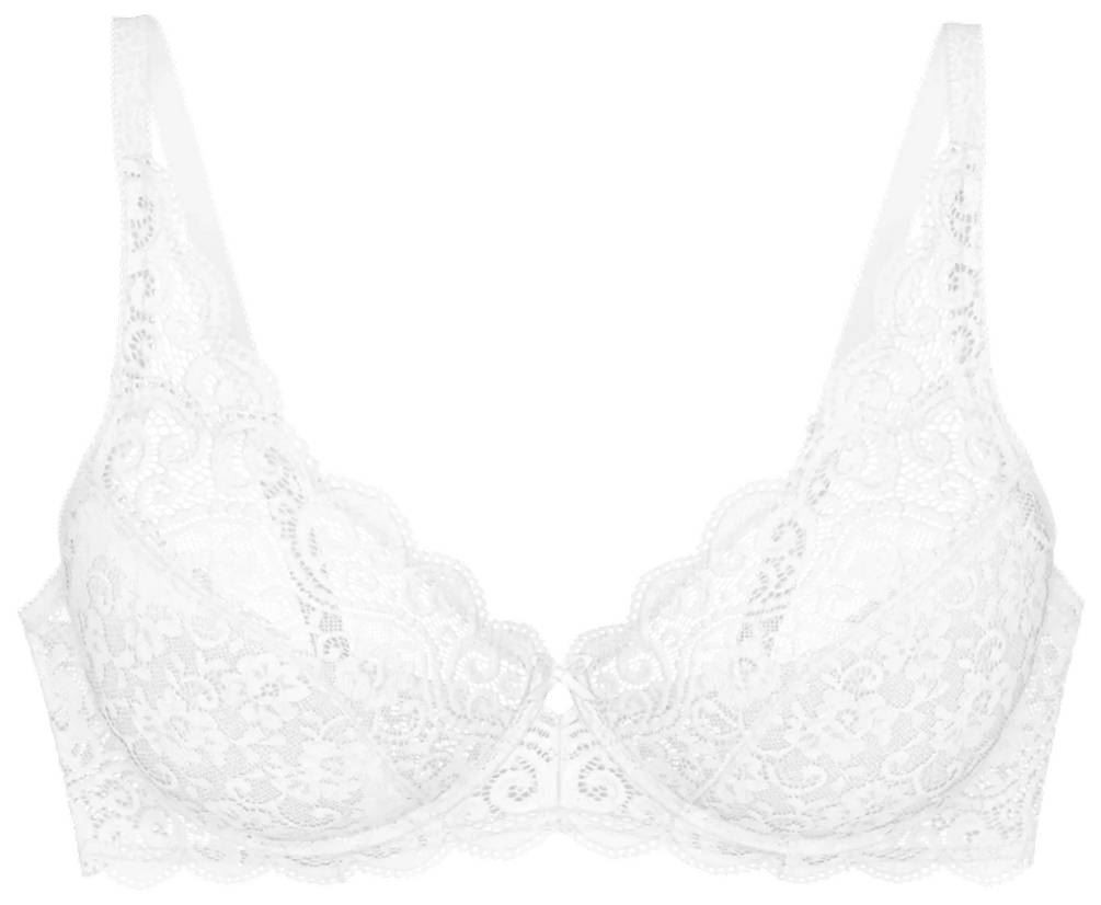Triumph Womens Amourette Wired Lace Bra – White