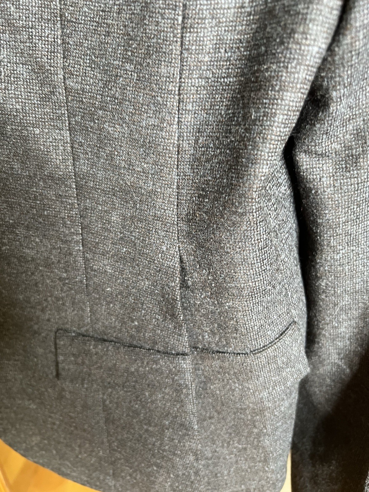 Jil Sander Womens Blazer Jacket Wool Blend Grey EU40 US 10 VINTAGE