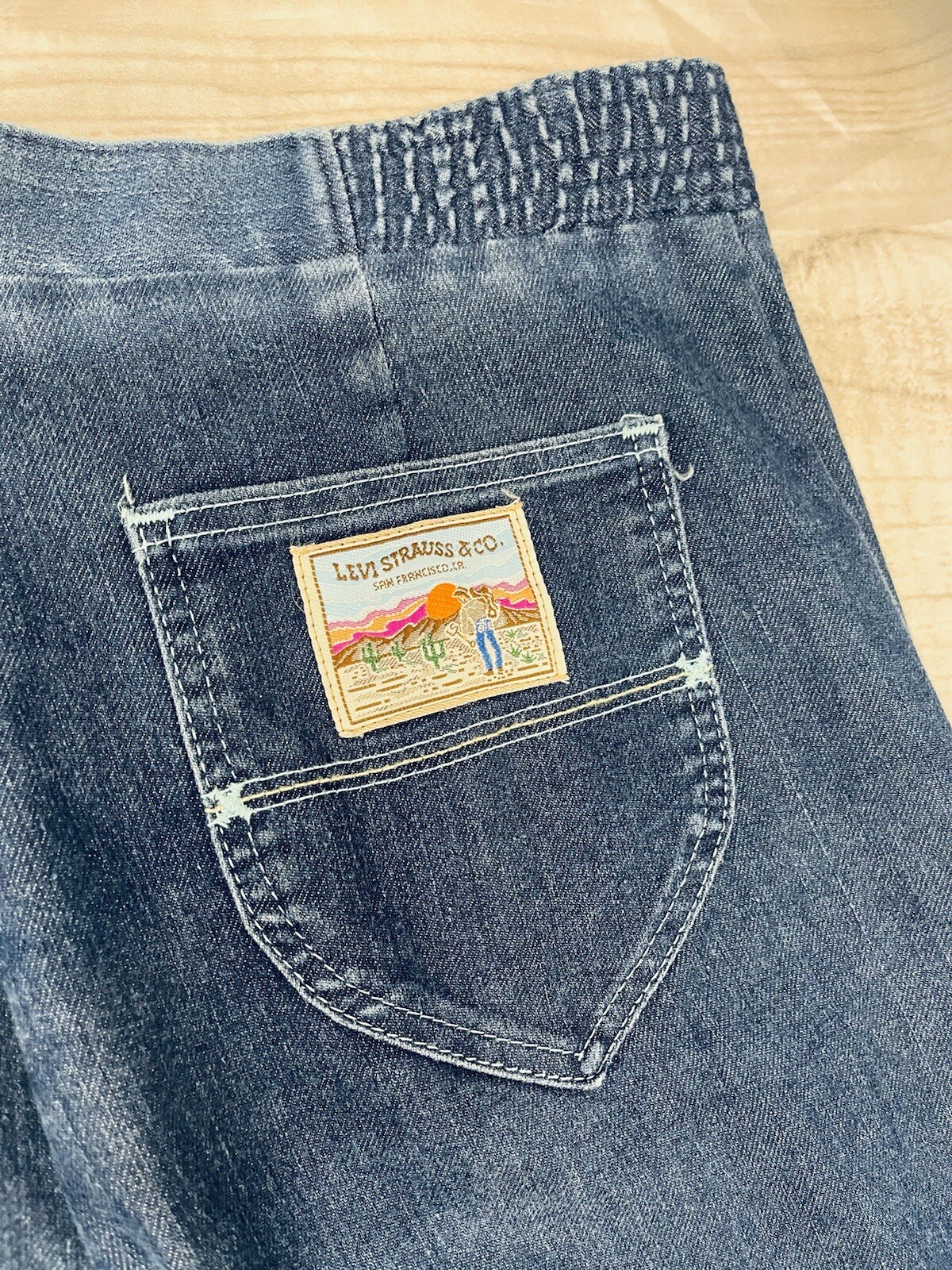 Vintage Levi&rsquo;s Usa 5917-34 Desert California Patch SF 207 San Francisco 34X30