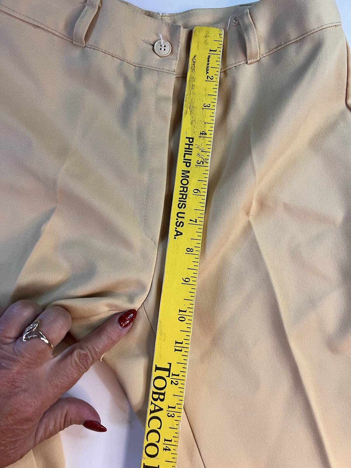 Vintage Poly N Virgin Wool Womens Pants Size 38 W25 Trevor’s Rocke Hosen Selzer