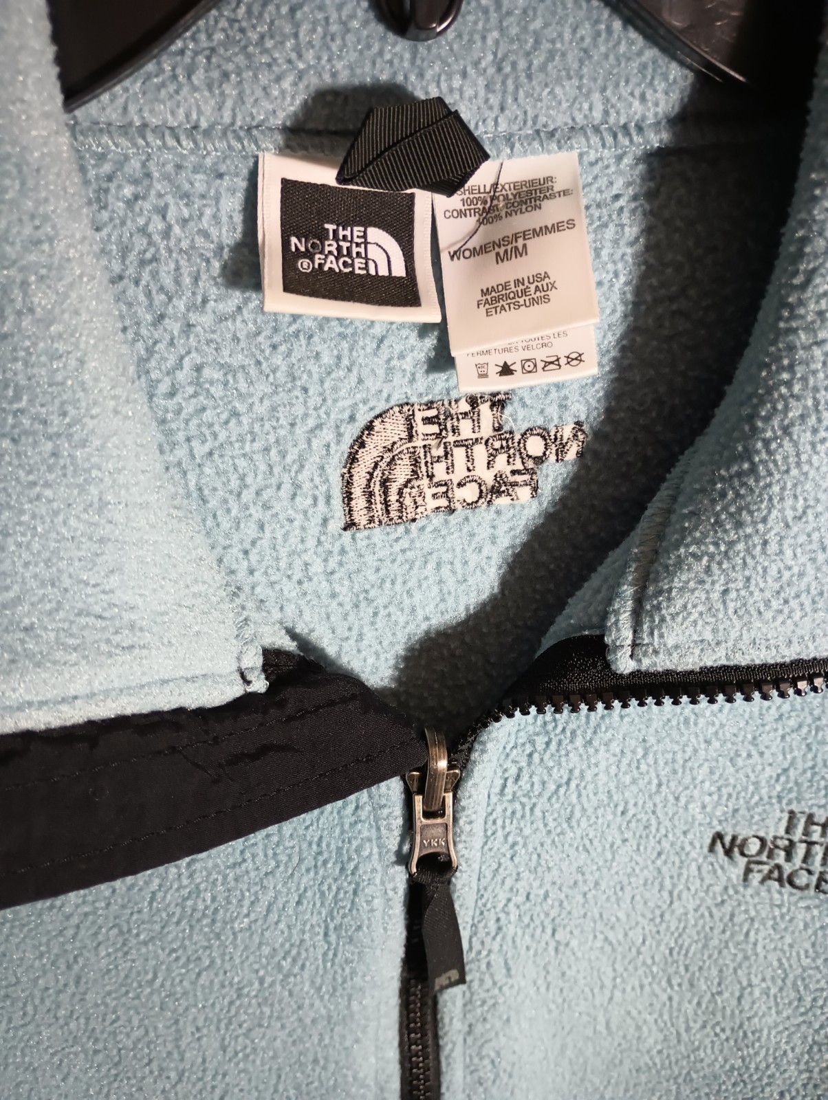 Vtg Womens Hiking Skiing Utility GorpCore Zip The North Face Fleece Jacket Coat