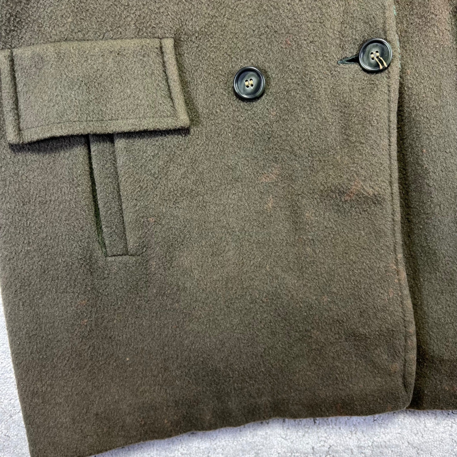VINTAGE Schuster Camapile Jacket Womens 18 Fine Wool Camel Hair Hooded Coat 50s