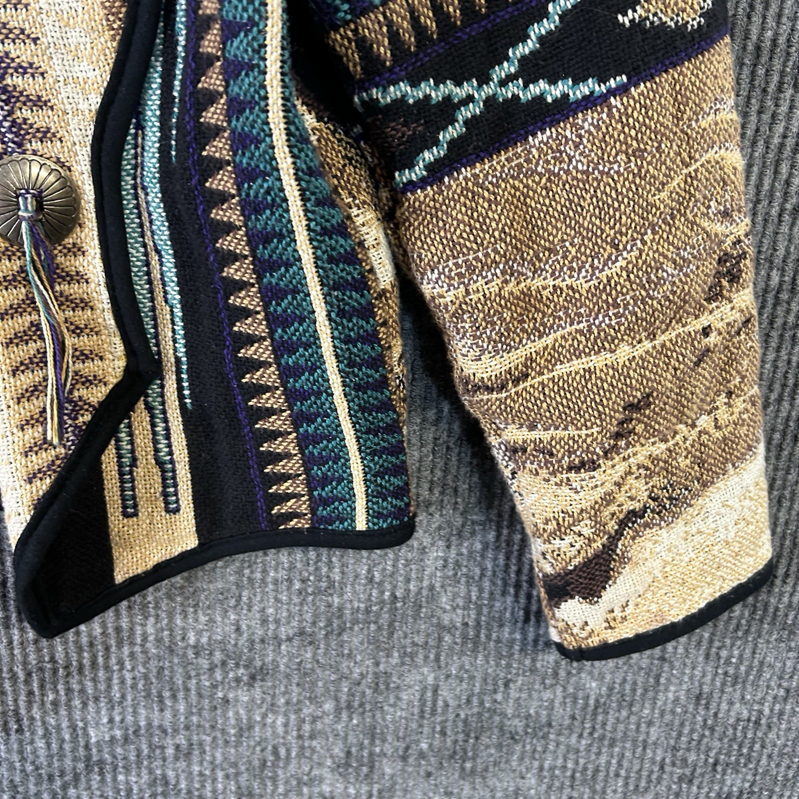 Vintage Western Cardigan Women’s Medium Southwestern Kokopelli Sweater