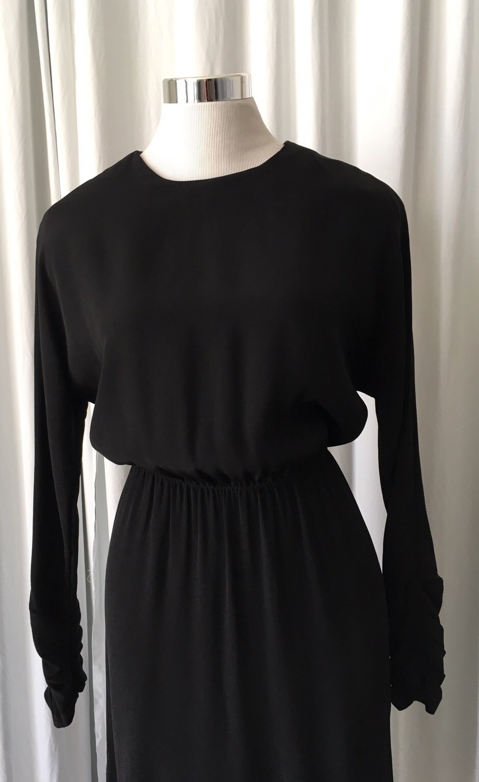 Vintage 80s does 40s Options at Austin Reed black dress uk 10 eur 36 US 4/6