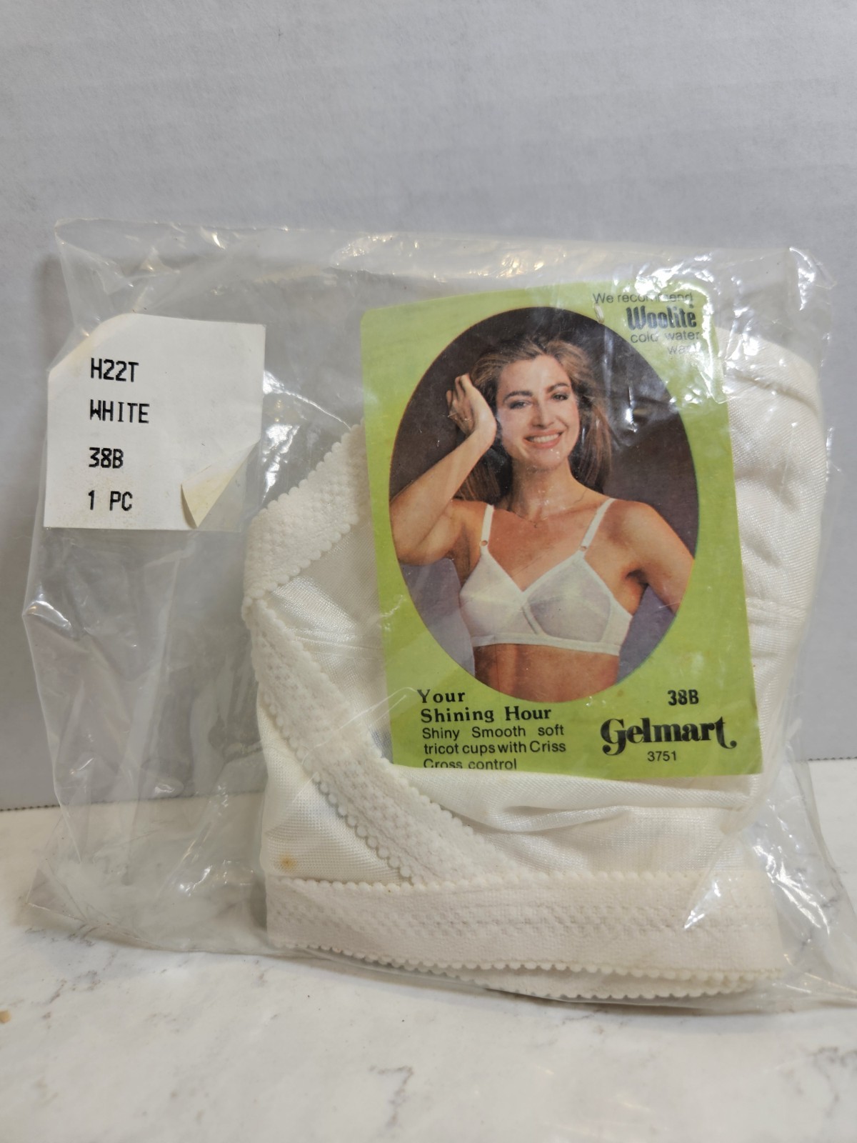 Vintage Gelmart Bra Size 38B New In Original Package White