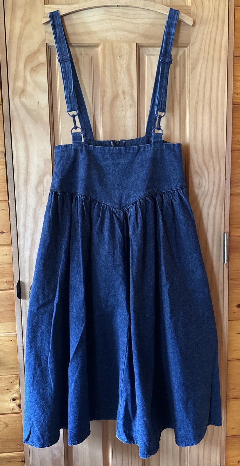 Vintage Denim Dress Good Things Of California Made In USA Size 13 Retro 70’s