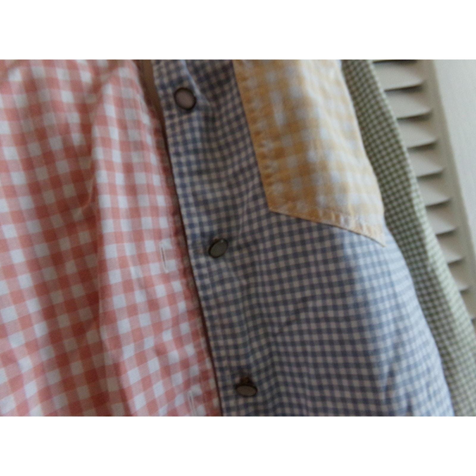 Vintage 70s Lizwear multi pattern blouse M See description Oversized