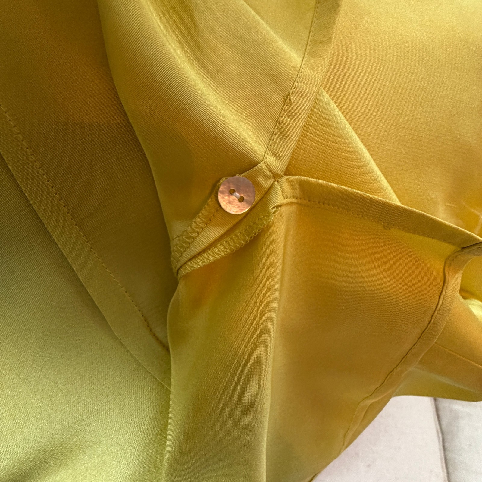 Vtg Robbie Bee Silk Sleeveless Solid Lime Blouse & Floral Pant Both SIZE 16
