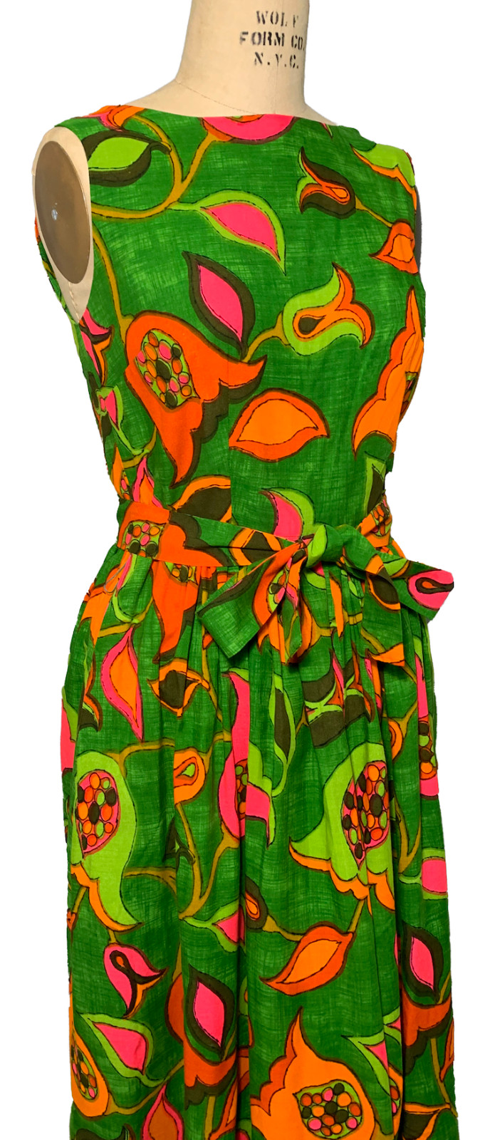 SUN FASHIONS of HAWAII Vintage Women&rsquo;s Palazzo Pants Sleeveless Jumpsuit – Sz S