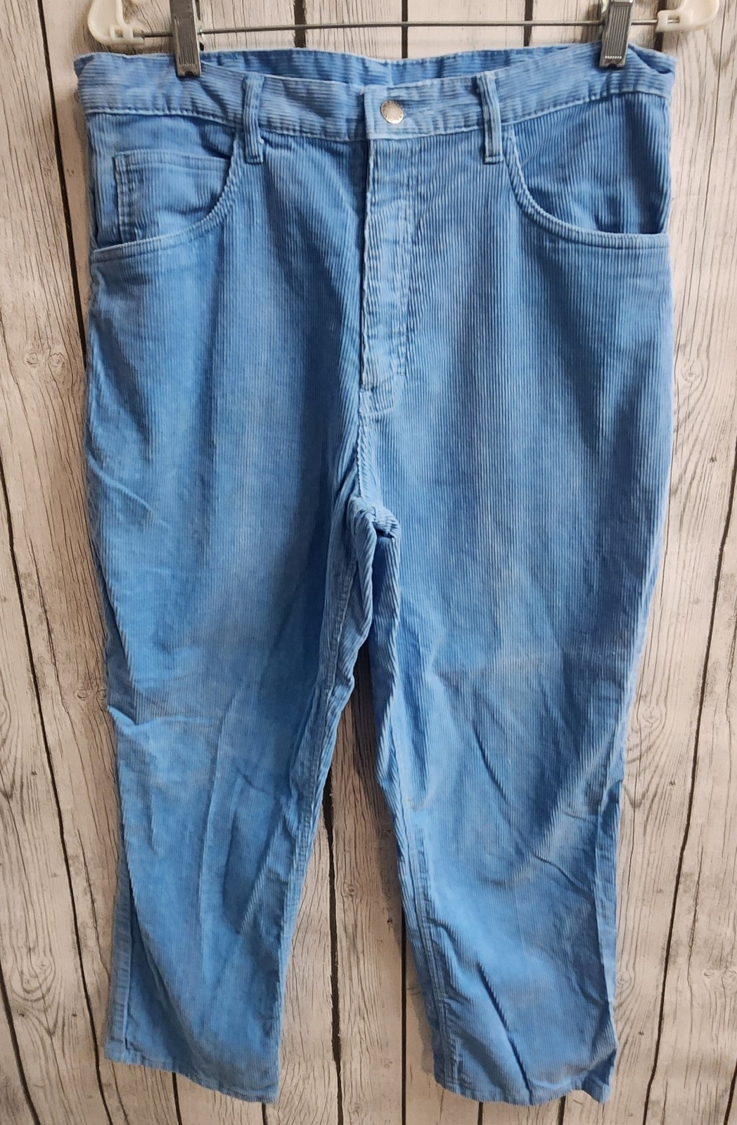 Vintage Rigolletto Light Blue Corduroy Pants Women’s 34M (Measures 35×25.5) High