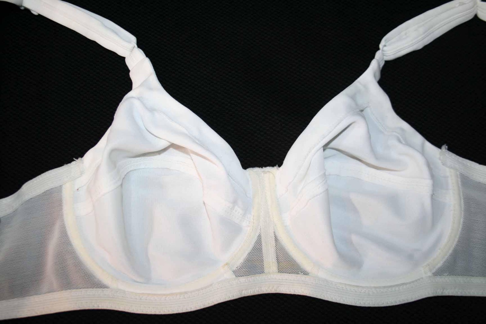 34D VTG 70s NOS Bra Soft Underwire Double Knit Nylon Exquisite Form P579 NIB