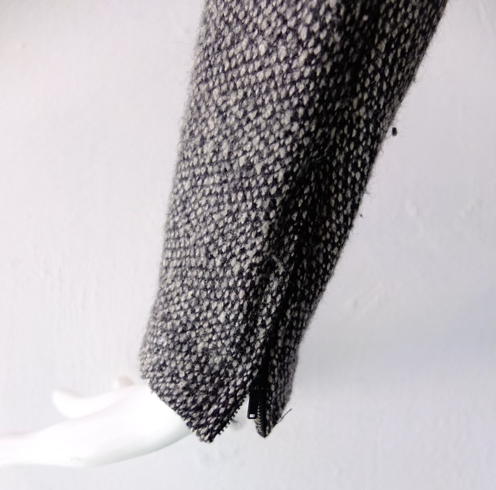1950s Phyllis De Trano for Georgette Snowstorm Tweed Wiggle Dress Joan Mad Men
