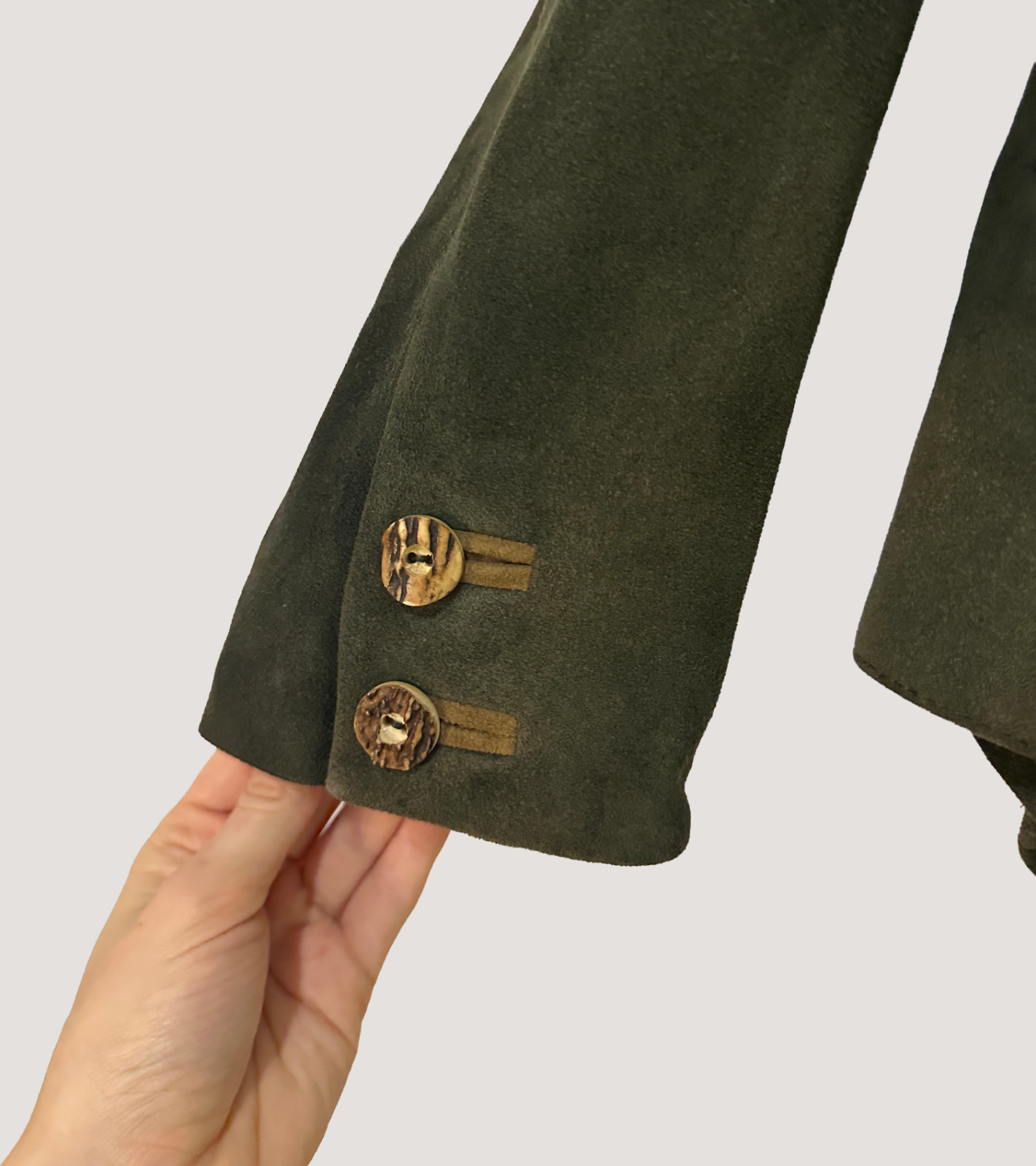 VTG 80s Meindl Exquisite Suede Suit Set Trachten Jacket Jodhpur Pants 36 XS-S