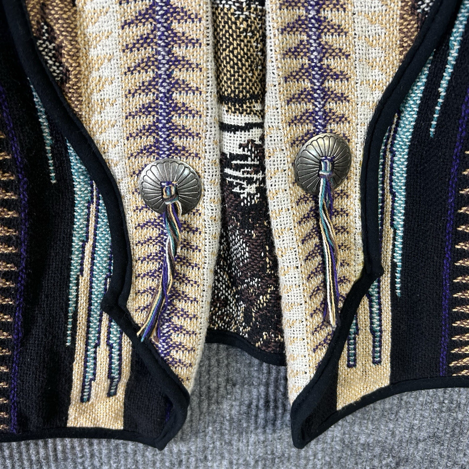 Vintage Western Cardigan Women’s Medium Southwestern Kokopelli Sweater