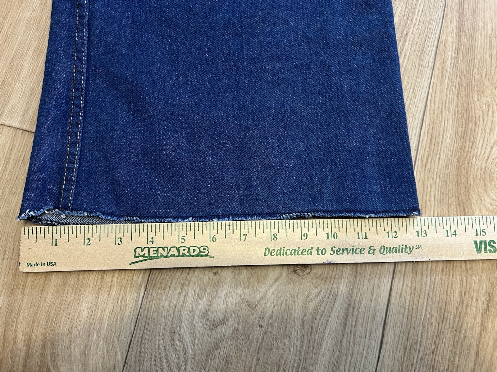 Vintage 70s 80s Vanderbilt Flared Bell Bottom Denim Jeans (28×34.5) Hong Kong