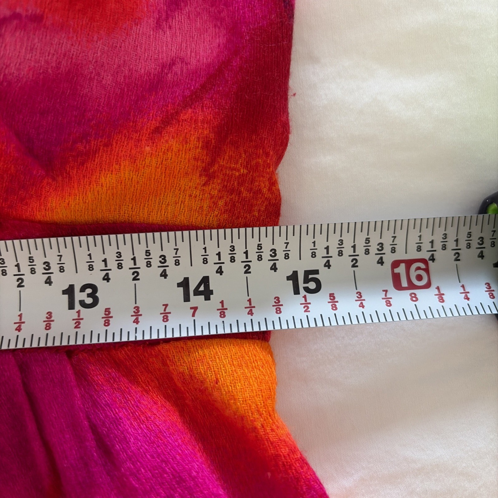Vintage 70’s Hawaiian Halter Maxi Dress Hot Pink/Orange Tiki Polynesian Size Med