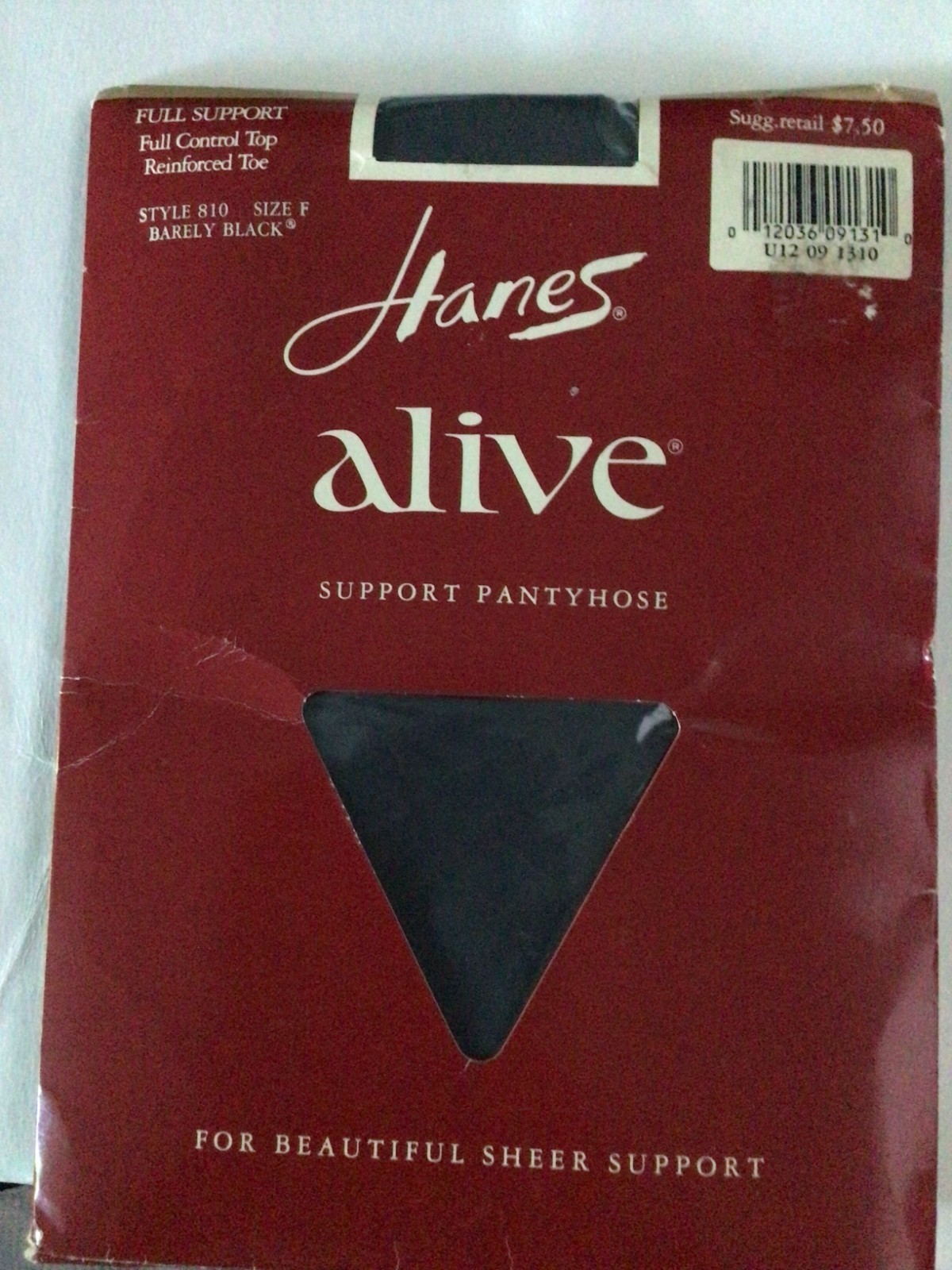 1989 3 Pair HANES ALIVE SHEER SUPPORT Style 805 Barely There 8.5-9 Short NEW