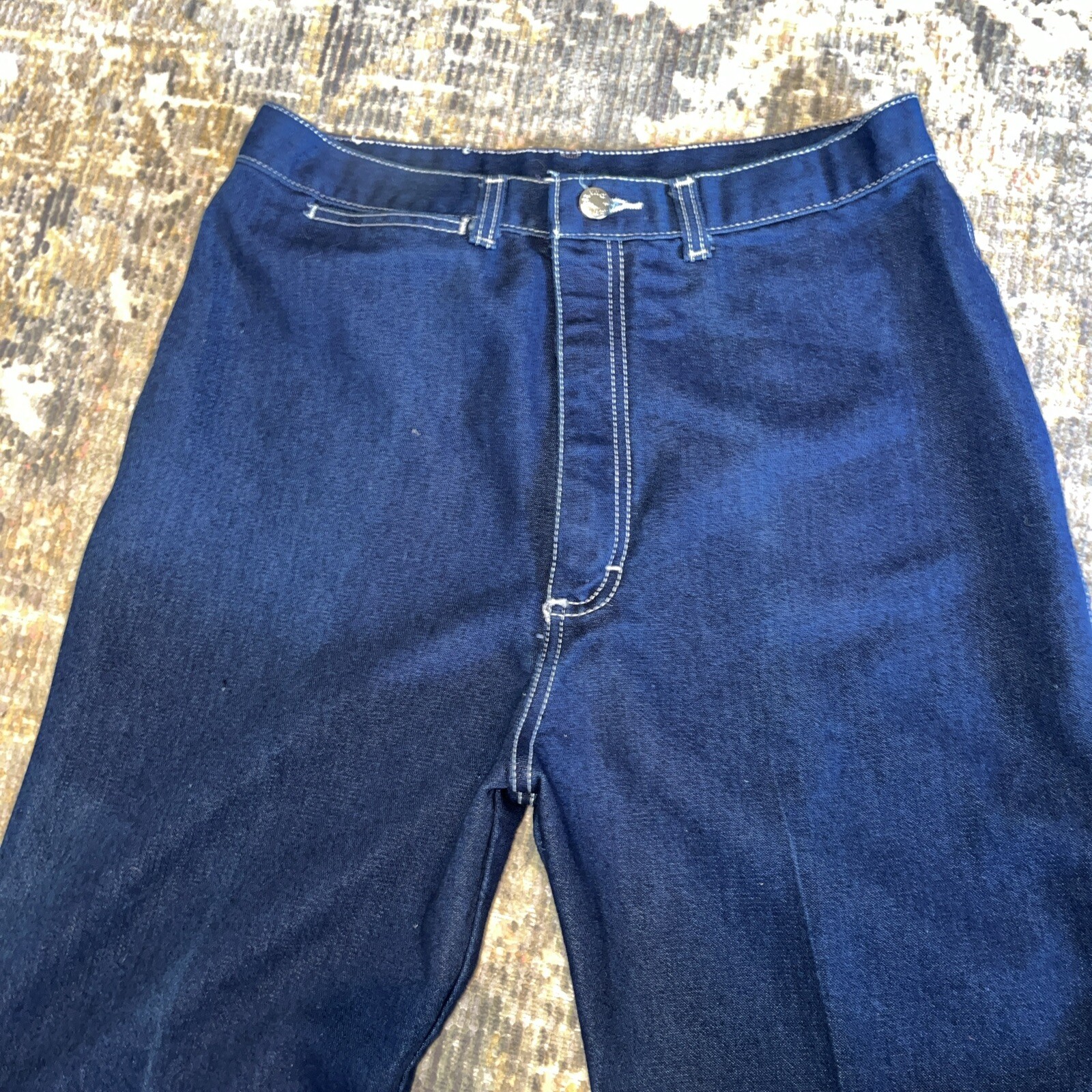 Vintage PS GITANO Jeans DARK Indigo- Not Faded Size 16 Made In BRAZIL Very Nice