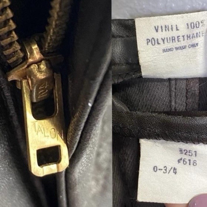 Rare Vintage Frederick’s Of Hollywood Black Vinyl Disco Pants