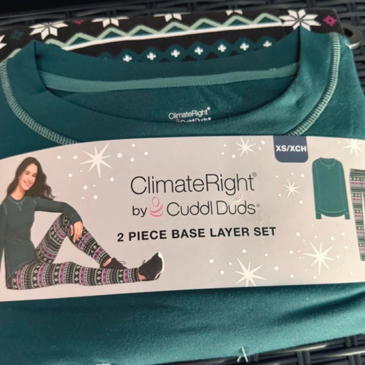 Cuddl Duds ClimateRight 2 piece base layer se