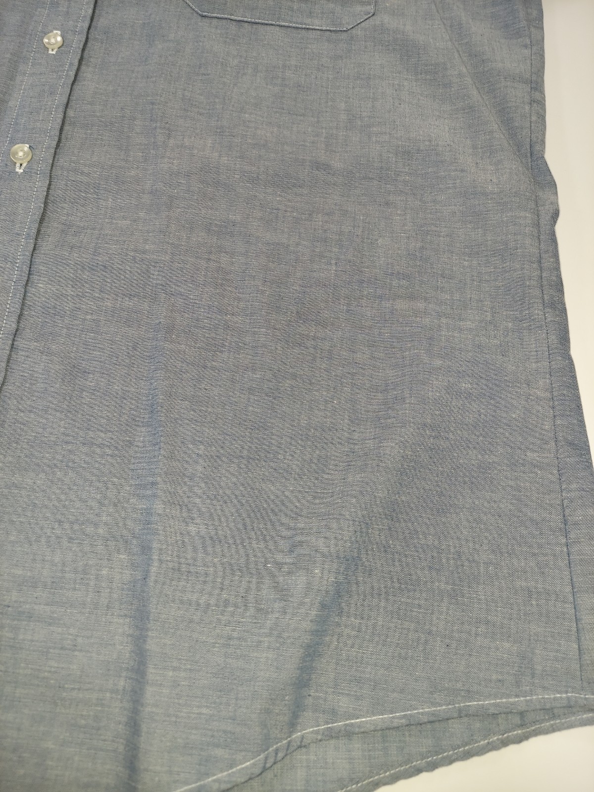 Vintage Sears Fieldmaster Chambray Button Up Horse Patriotic Western Boho Native