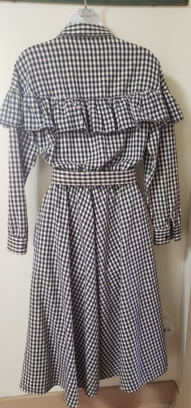 Vintage Carol Anderson Cottage Core Flannel Dress. Size 4