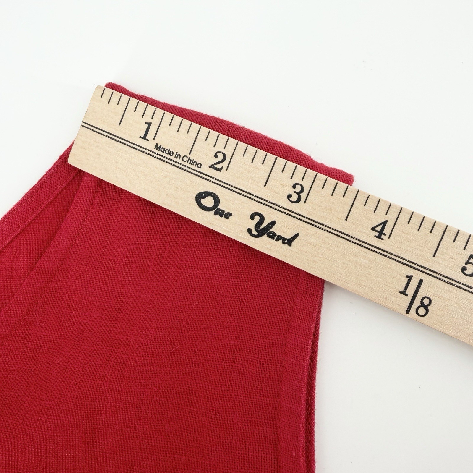 Vintage Studio C Plus 2pc Linen Blend Maxi Dress Blouse Set Red 22W 3X Pleated