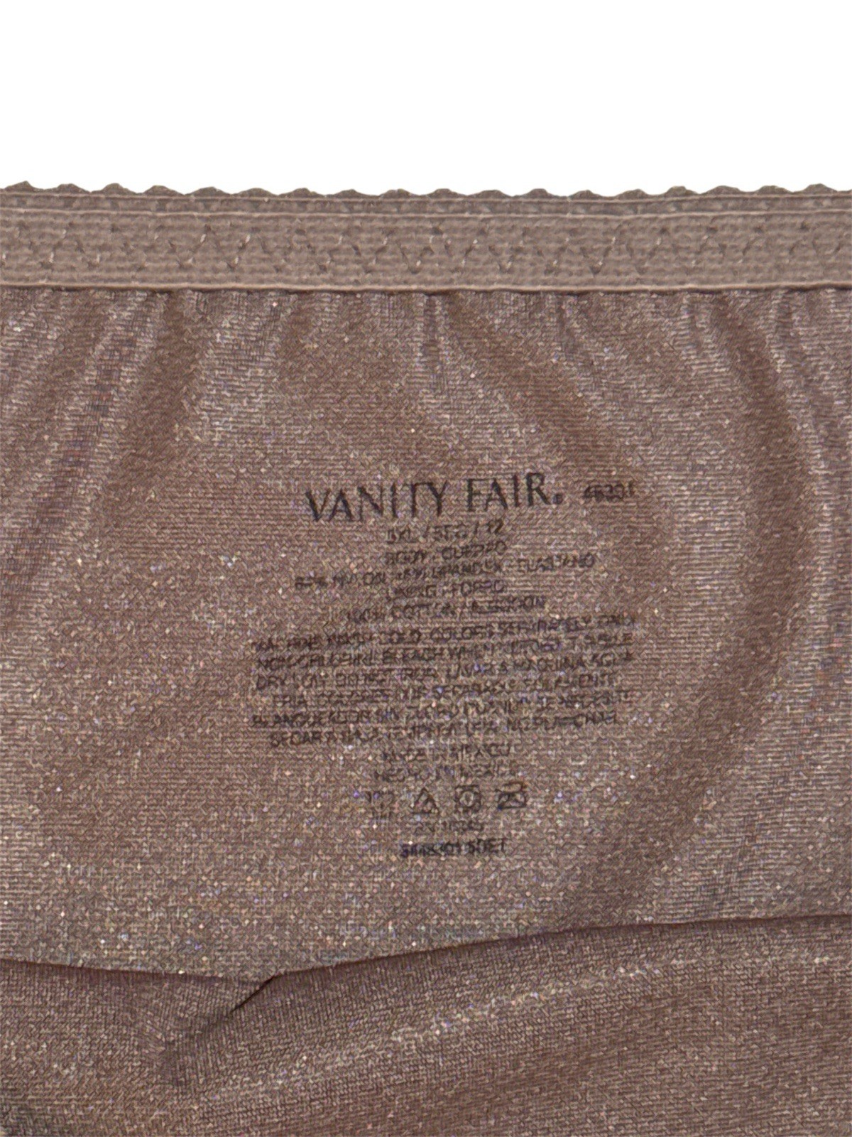 Vanity Fair Second Skin Panties 48301 Liquid Smooth Satin Hi-Cut Women’s 12/5XL