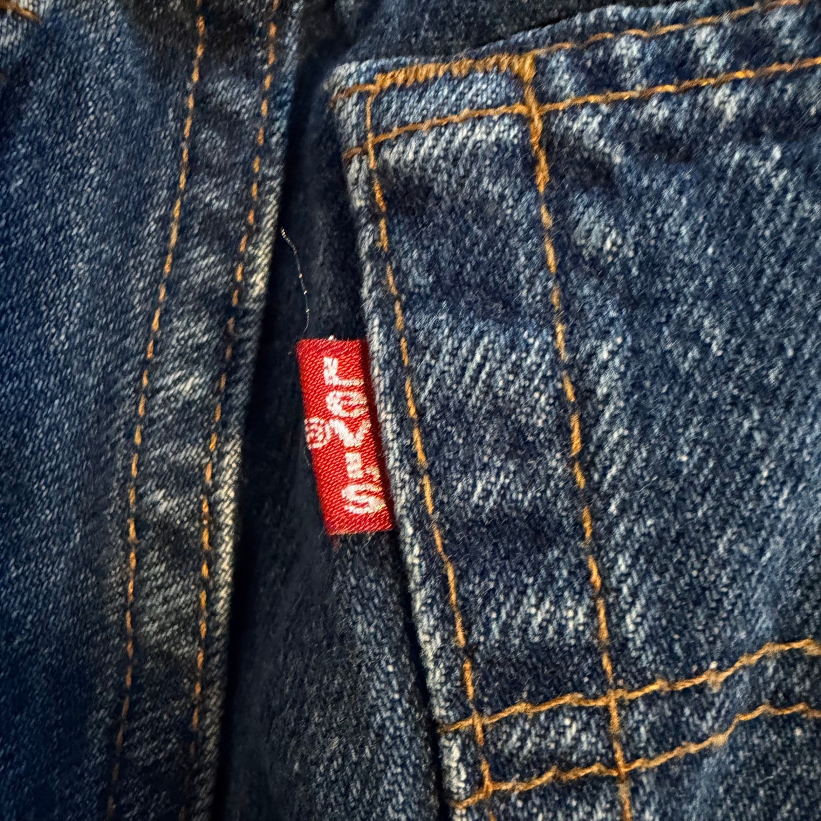 Vintage Levis 26501 501xx Jeans 25×29 High Waist Straight Leg Indigo Made In USA