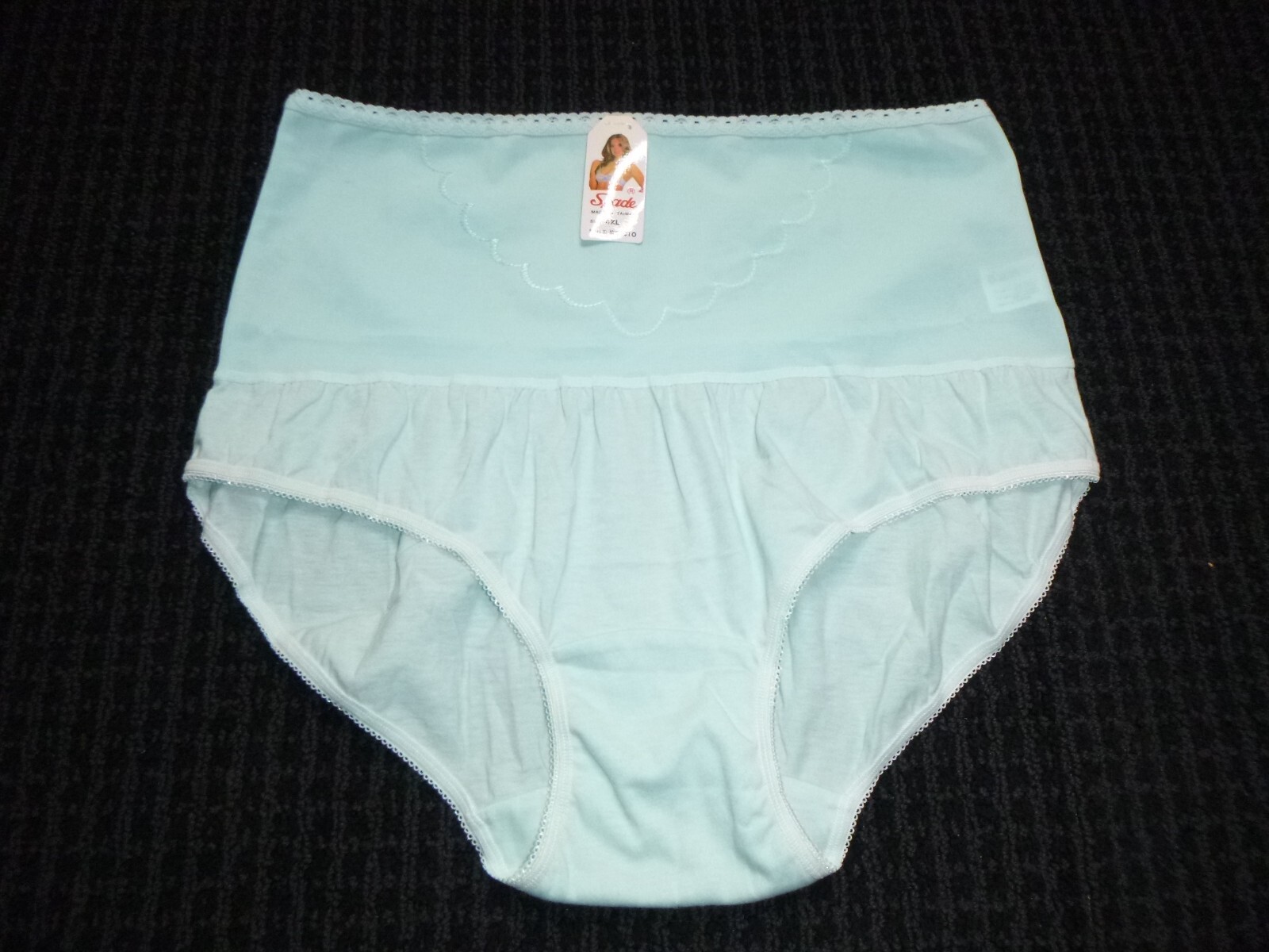 NWT Vtg 80&rsquo;s Spade Aqua Shaper Panties Girdle High Waist Cotton Lower Sz 4XL