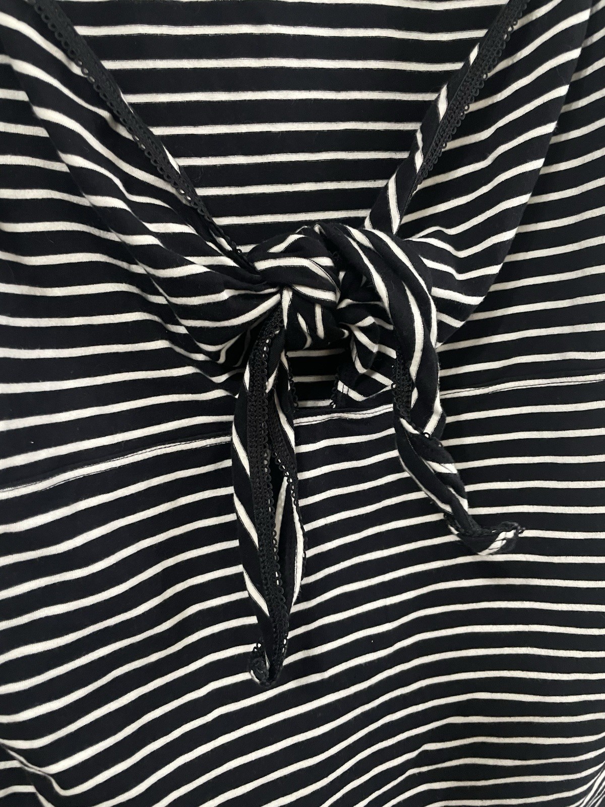 Hell Bunny Black White Striped Hannah Top 1950s Vintage Retro Rockabilly Style