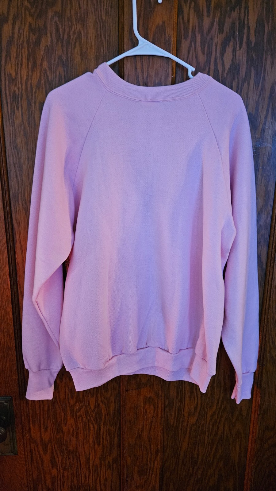 Vintage 1980s Pink Teddy Bear Sweatshirt Fruit of the loom Larges