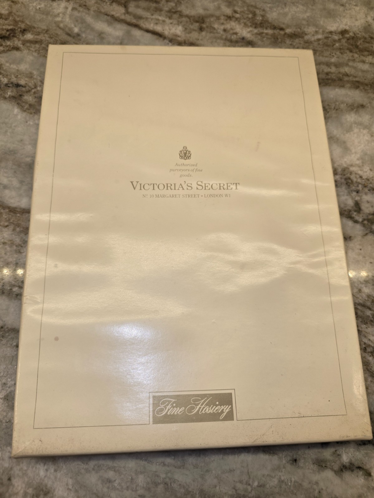 Rare Vintage Victoria&rsquo;s Secret Lycra Sheer Stockings Black with back seam Long