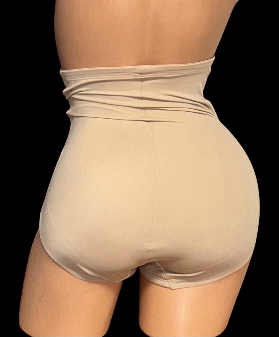MIRACLESUIT Beige High Waisted Sheer Nylon Shaper Girdle Panties L NOS