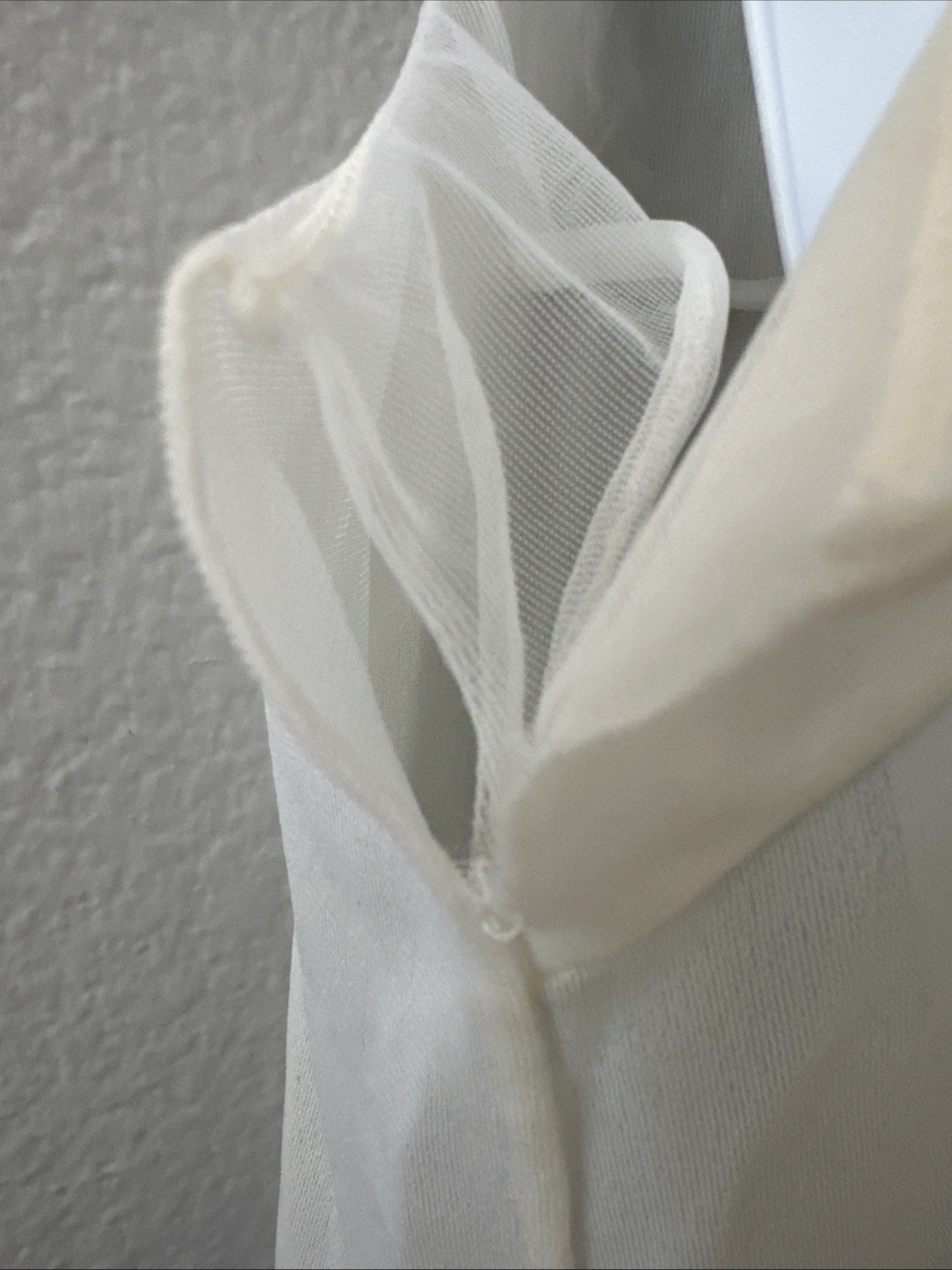 Vintage EMILIO PUCCI Formfit Rogers Ivory Lace Sleeveless Nightgown Medium