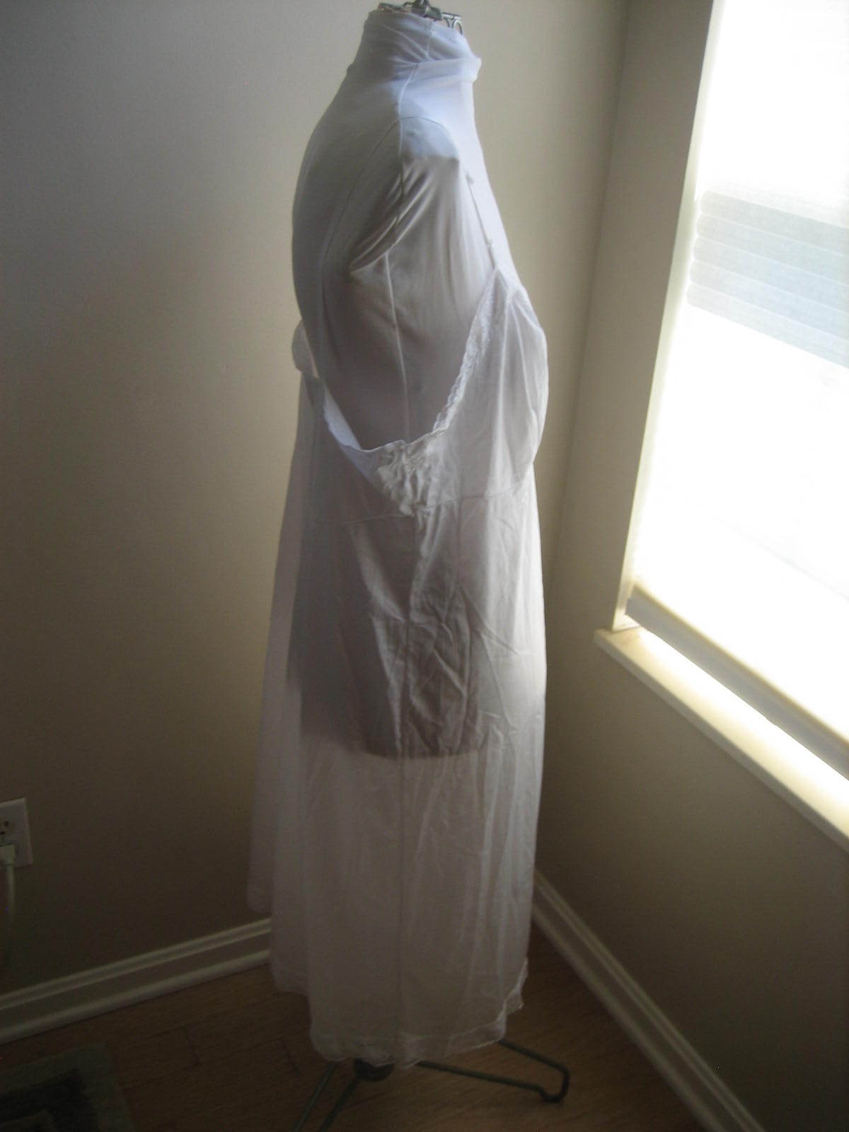 Vintage Vanity Fair Nylon White Full Slip, Lace Trim – Style 10-103 Size 42-48
