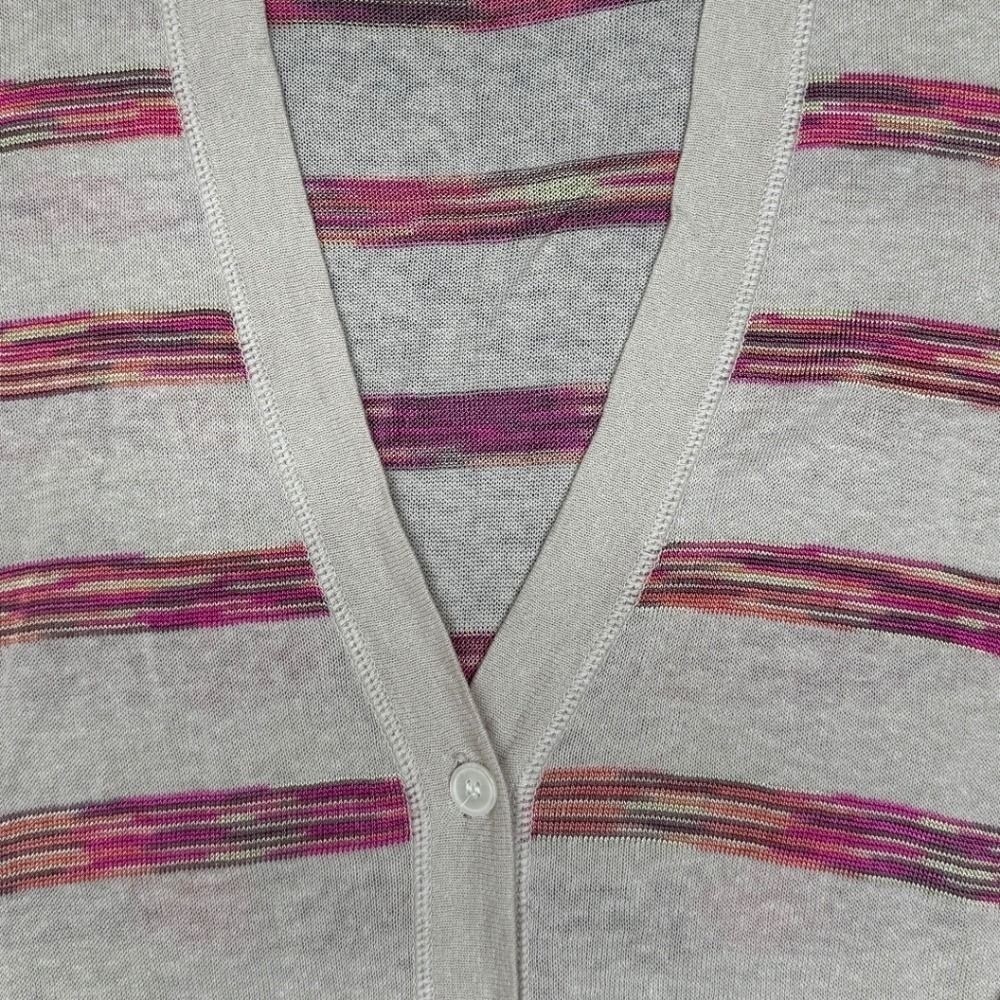 Loft retro-inspired~preppy vibe Multicolored Lightweight Cardigan