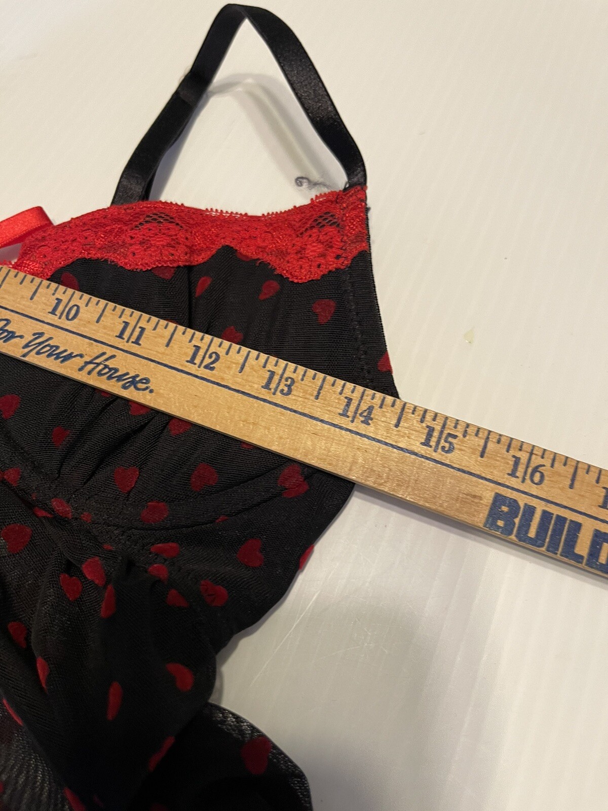 Vintage Y2K Rampage Intimates Bustier Camisole Top Medium Black W Red Trim