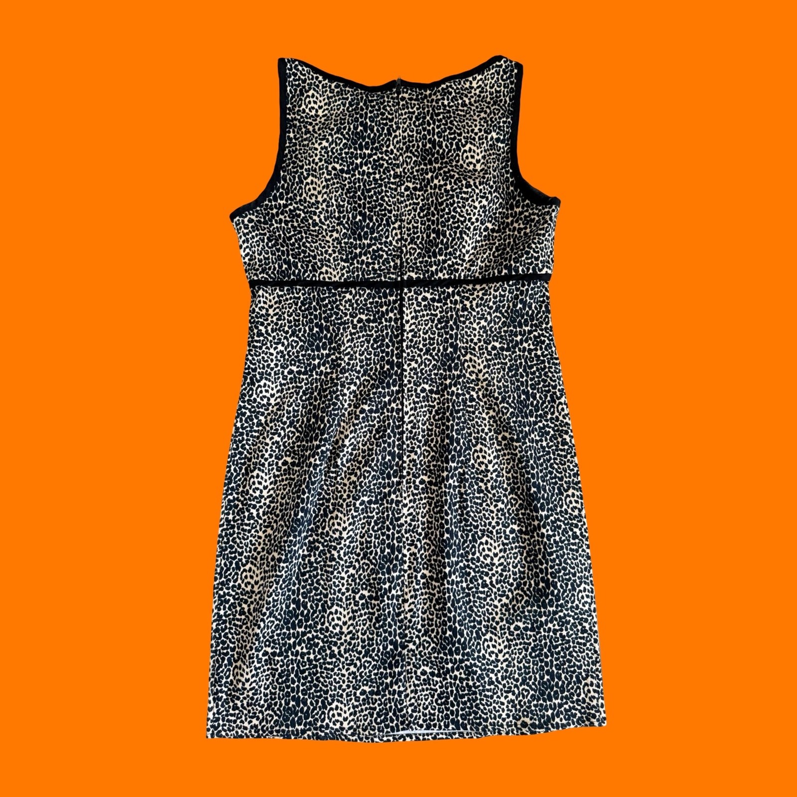 90&rsquo;s vintage leopard print bodycon mini dress Size 10 california concepts