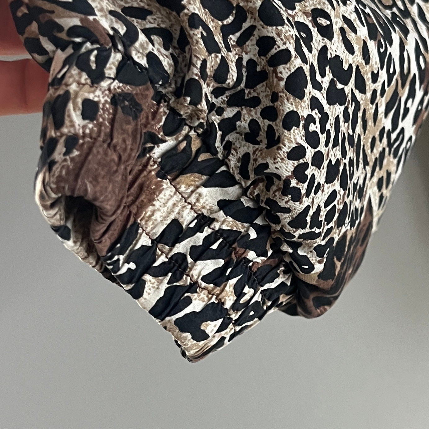 VTG Fuda International Silk Jacket Windbreaker Animal Print Leopard Tiger Size?